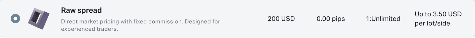 Exness 原始速度帐户